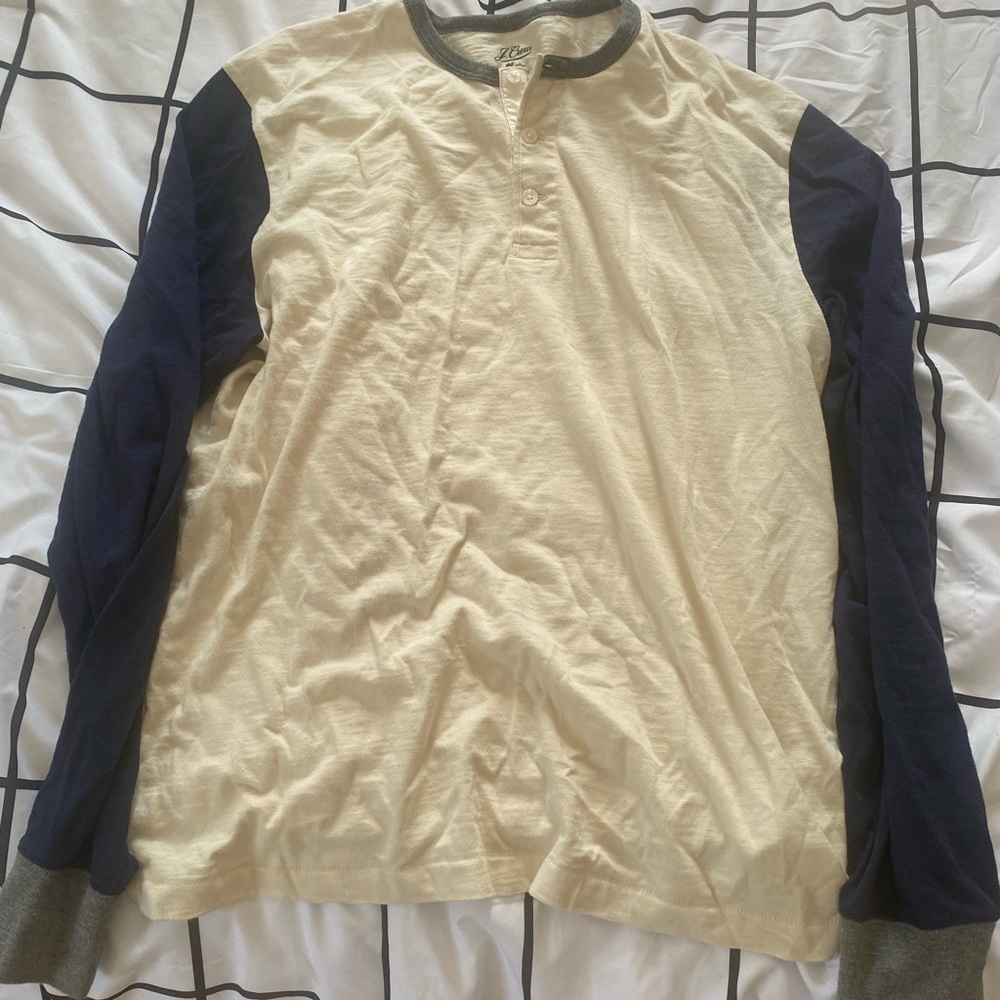 Jcrew baseball Henley